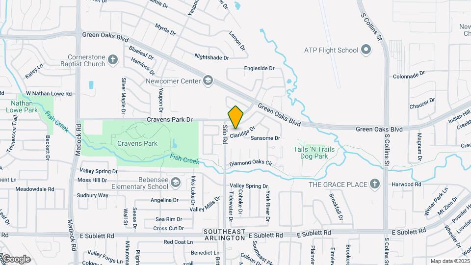 707 Claridge Dr Map and Location Details