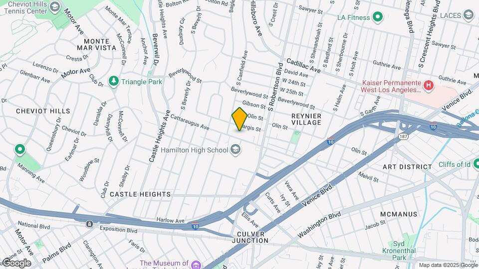 9111 Cattaraugus Ave, Unit B Map and Location Details