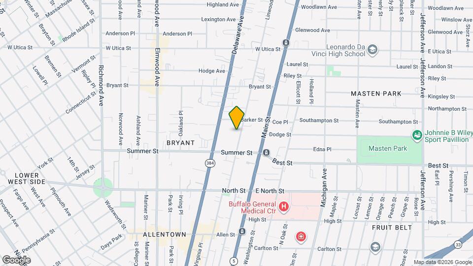 130 Linwood Ave Map and Location Details