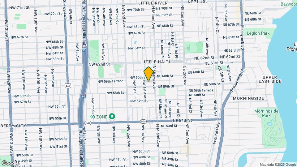 37 NW 59th St Map and Location Details