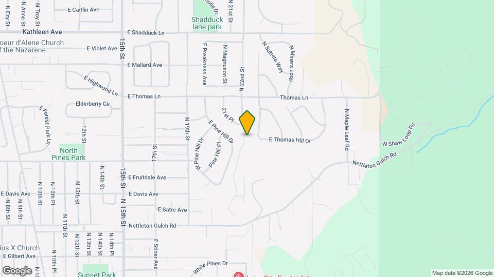 3508 N 22nd St Map and Location Details