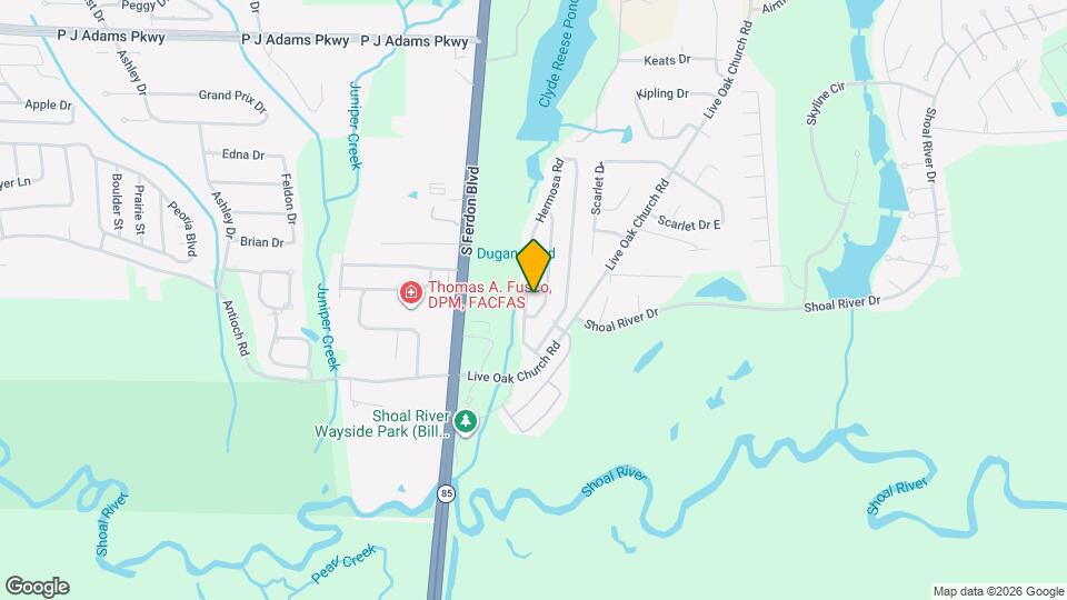 4521 Hermosa Rd Map and Location Details