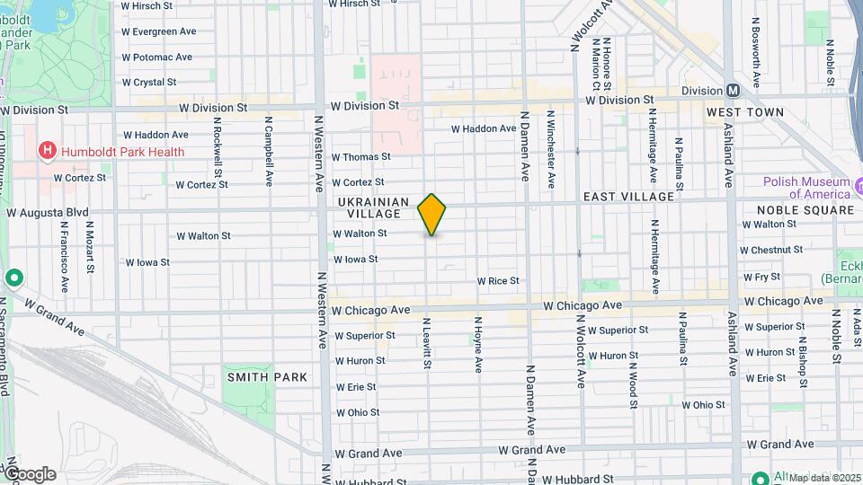 919 N Leavitt St Map and Location Details