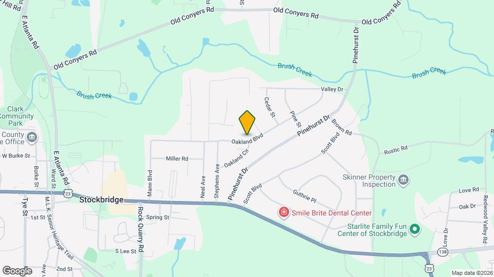 153 Oakland Blvd Map and Location Details