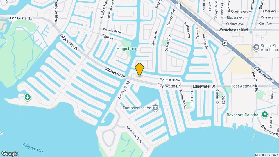 21484 Edgewater Dr Map and Location Details