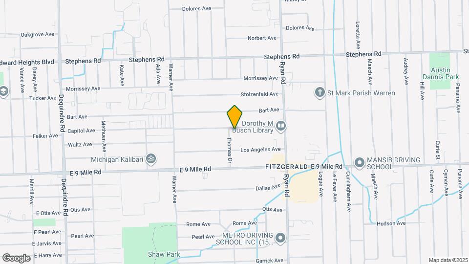 3734 Capitol Ave Map and Location Details