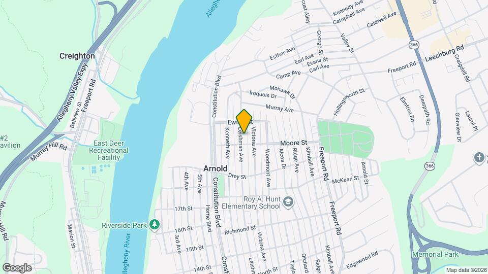 2010 Leishman Ave Mapa y Detalles de la Ubicación