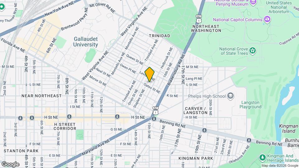 1405 Staples St NE Mapa y Detalles de la Ubicación