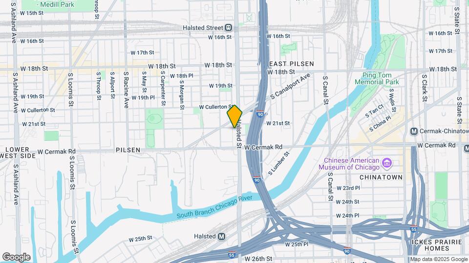 2110 S Halsted St, Unit 2 Map and Location Details