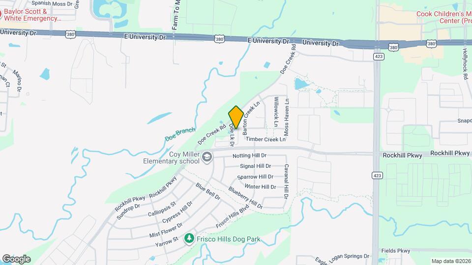 16124 Doe Lake Dr Map and Location Details