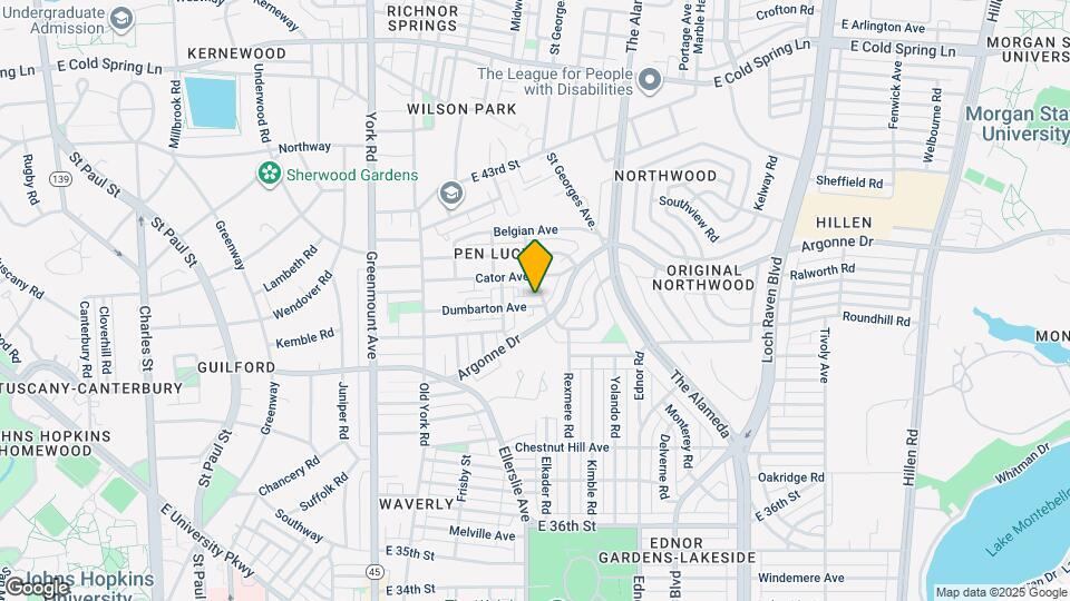 830 Dumbarton Ave Map and Location Details