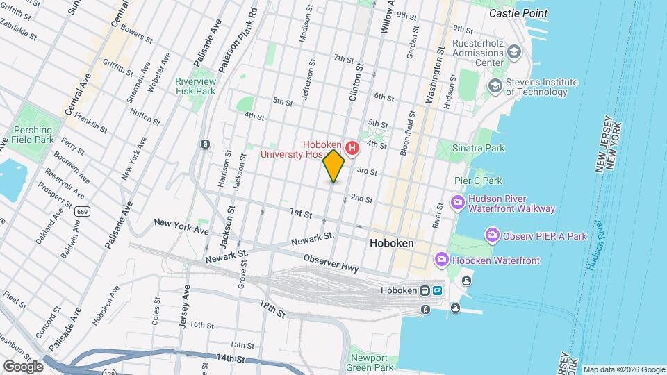 209 Clinton St, Unit 1 Map and Location Details