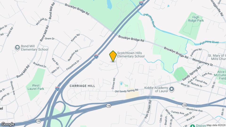 7314 Split Rail Ln Map and Location Details