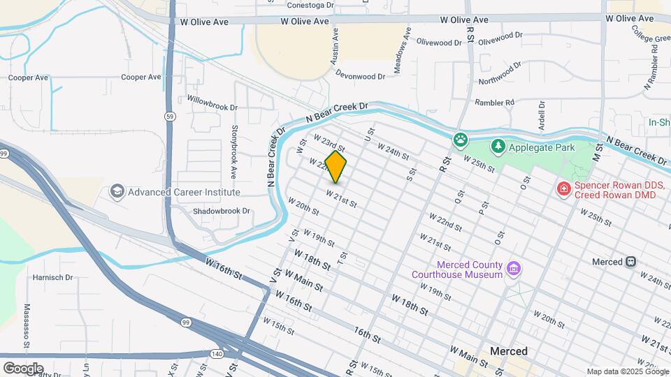 1421 W 21st St Map and Location Details