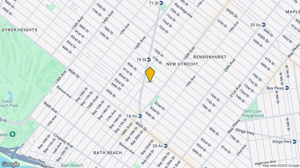 1742 80th St Mapa y Detalles de la Ubicación