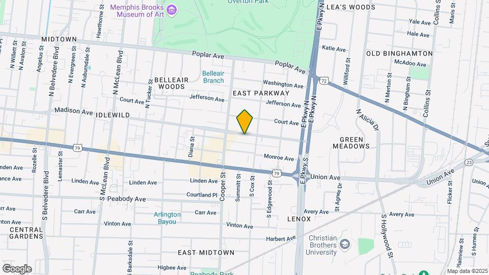 2181 Madison Ave Map and Location Details