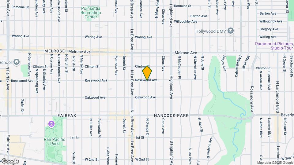 459 N Orange Dr Map and Location Details