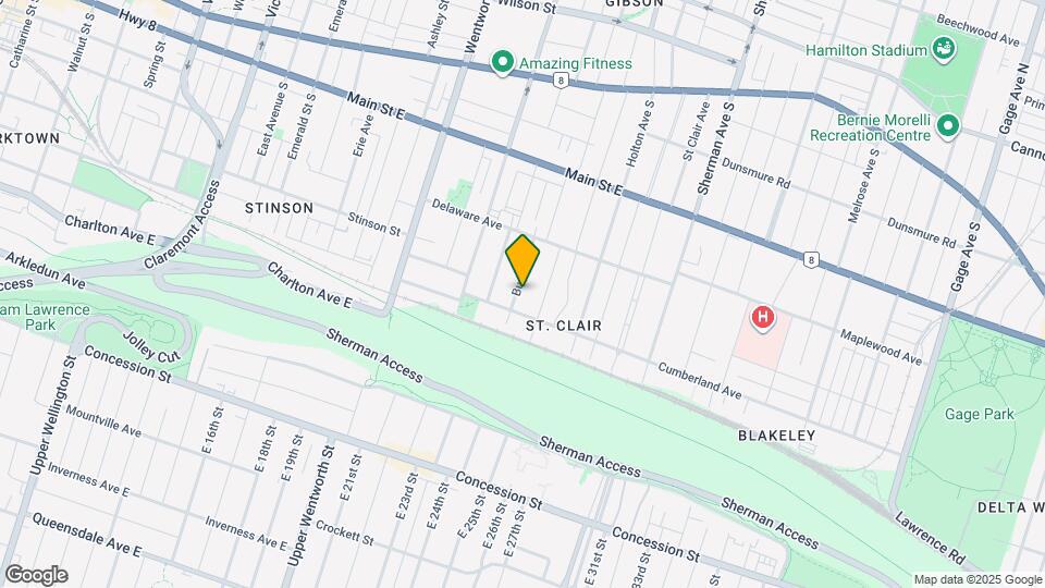 191 Burris St Map and Location Details