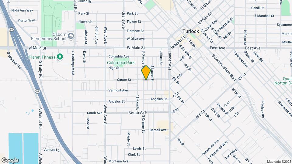 404 Orange St Map and Location Details