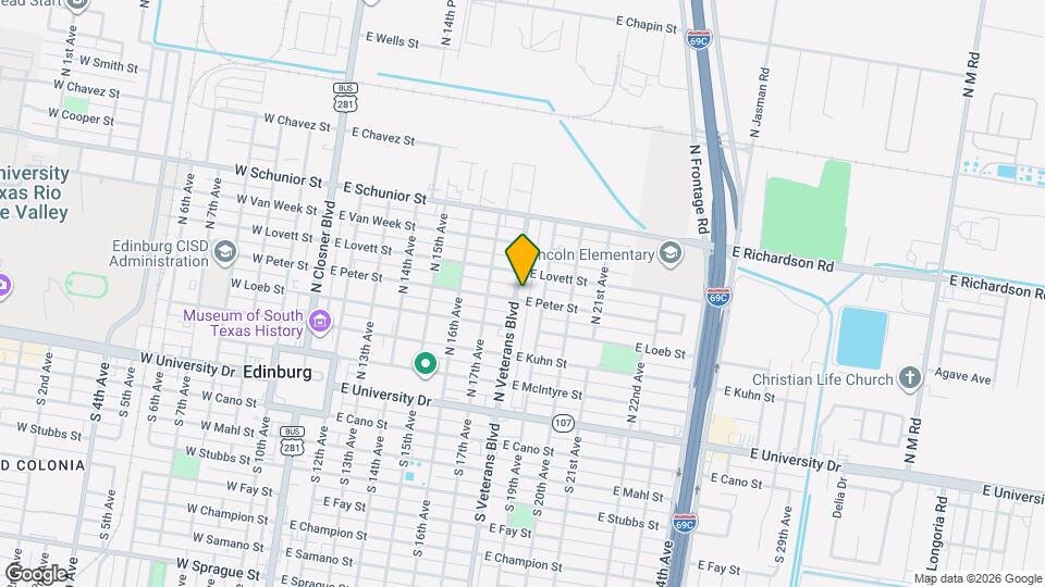 504 N Alexandrite Ave Map and Location Details