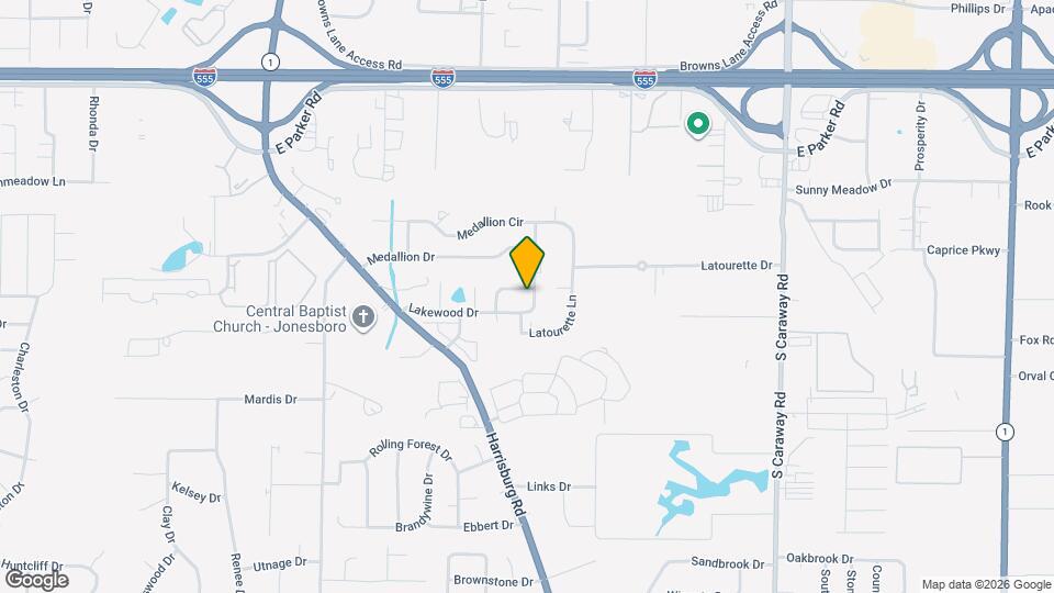 3721 Lakewood Dr Map and Location Details