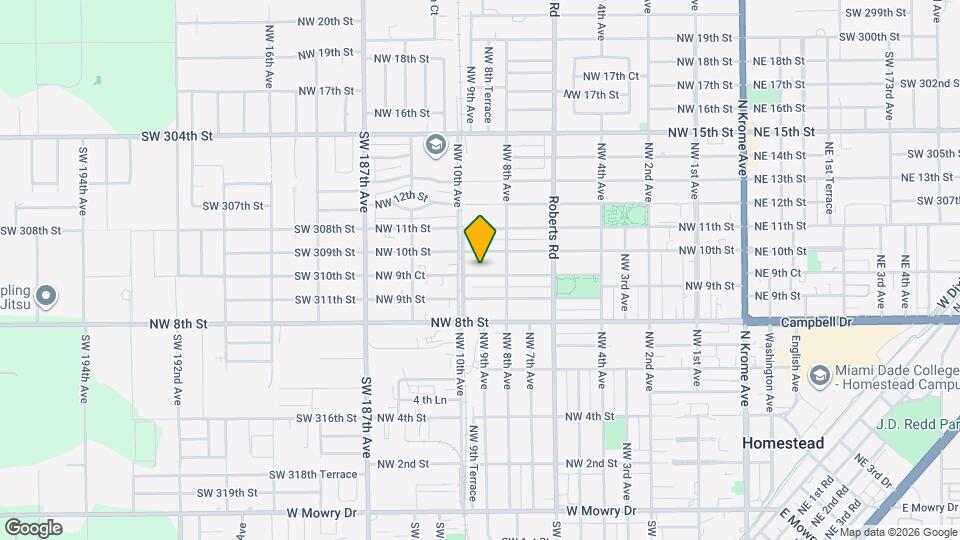 901 NW 9th Ct Map and Location Details
