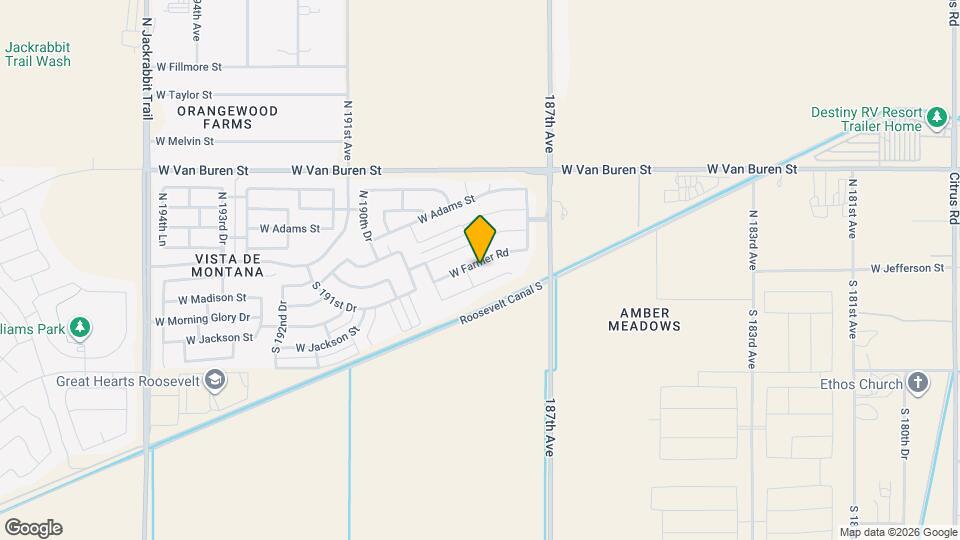 18851 W Farmer Rd Mapa y Detalles de la Ubicación