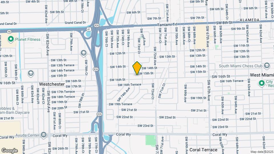 7331 SW 16th St Map and Location Details