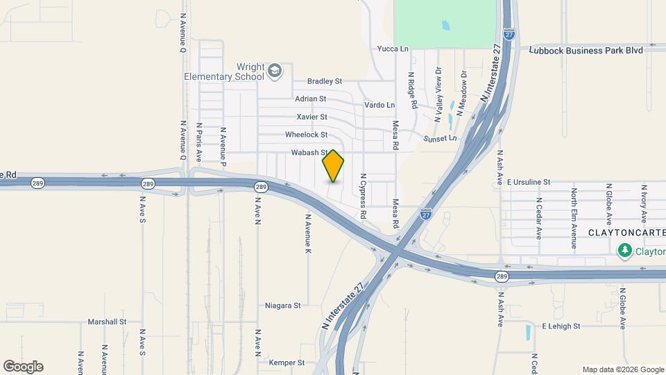 2106 N Avenue J Map and Location Details