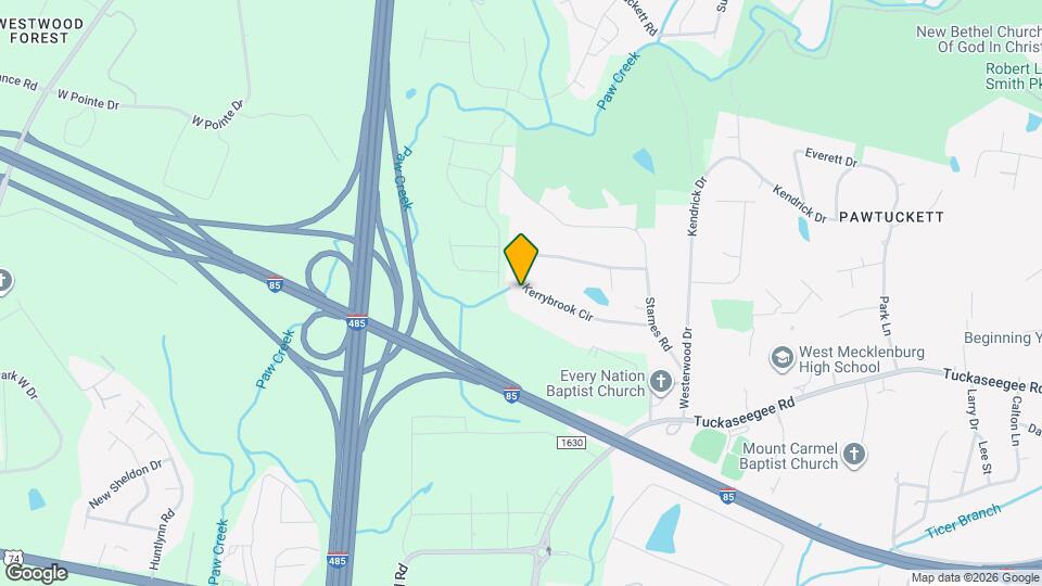 8101 Kerrybrook Cir Map and Location Details