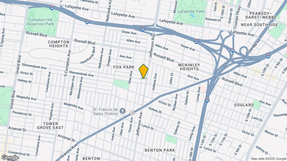 2251 S Jefferson Ave Map and Location Details