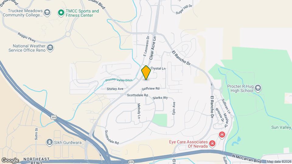 3915 Clear Acre Ln Map and Location Details