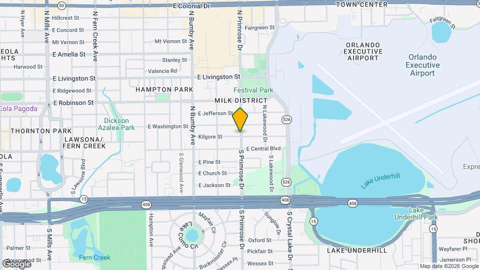 30 N Primrose Dr Map and Location Details