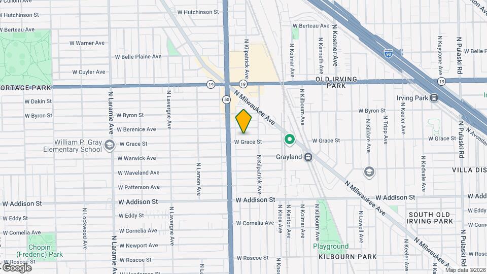 4730 W Grace St Map and Location Details