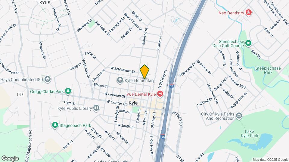 610 N Main St Map and Location Details