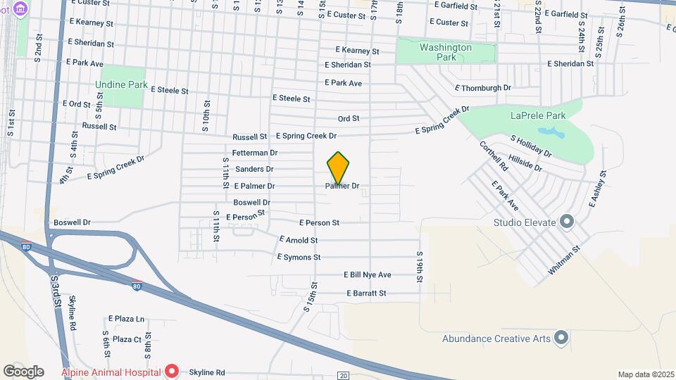 1534 Palmer Dr Map and Location Details