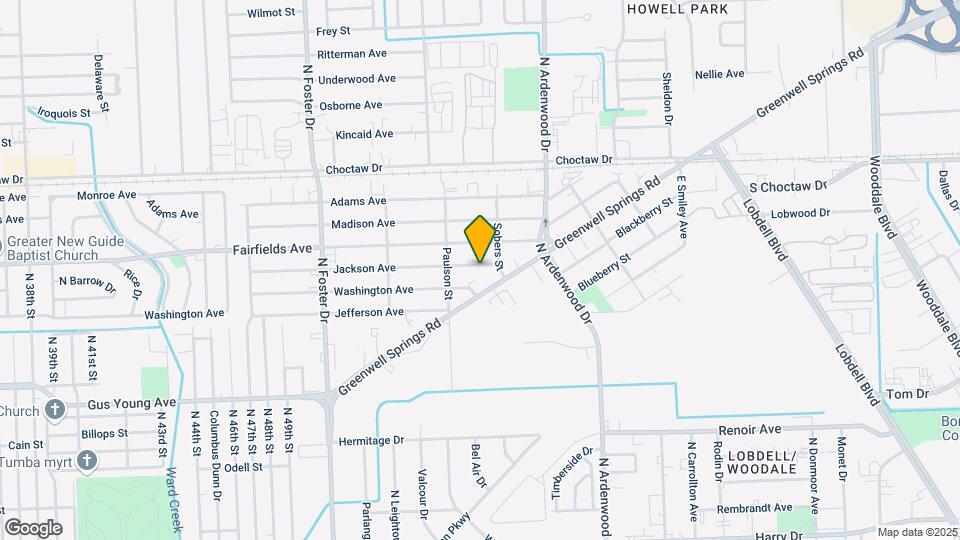 5636 Jackson Ave Map and Location Details