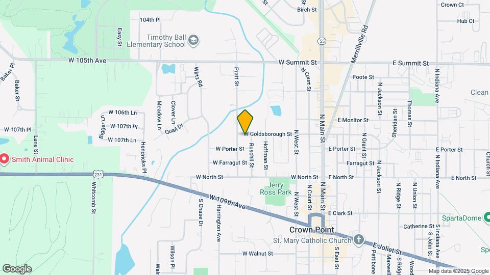 511 W Goldsborough St Map and Location Details