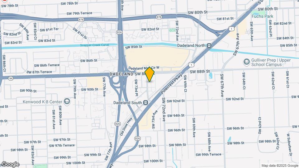 7280 SW 89th St, Unit D206 Map and Location Details