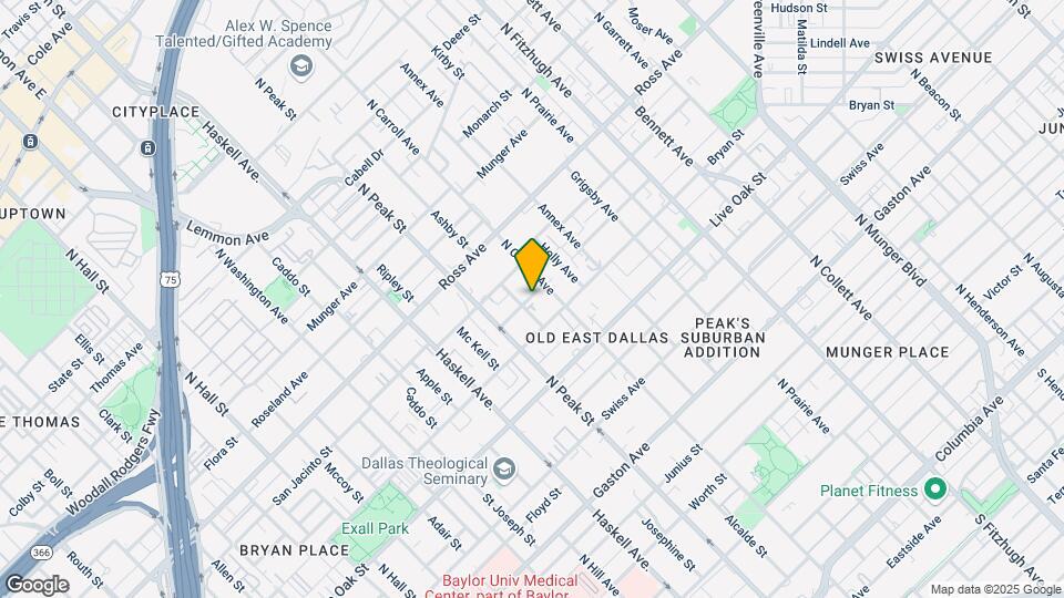 4440 Scurry St Map and Location Details