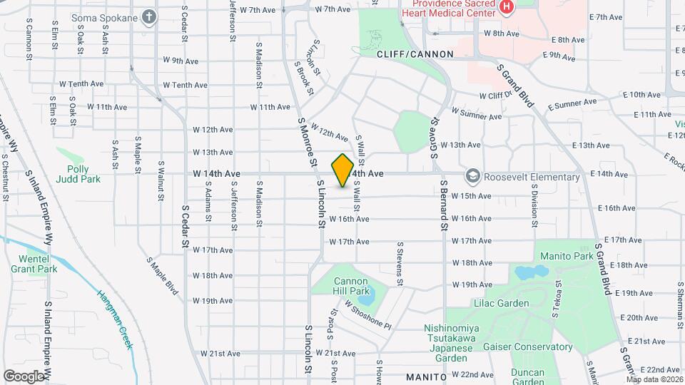 716 W 15th Ave Map and Location Details