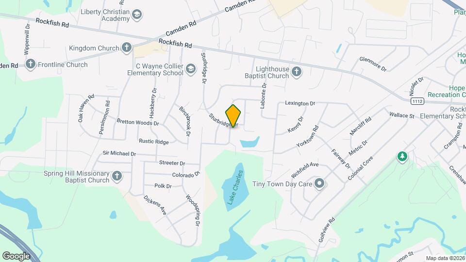 5959 Rehoboth Rd Map and Location Details