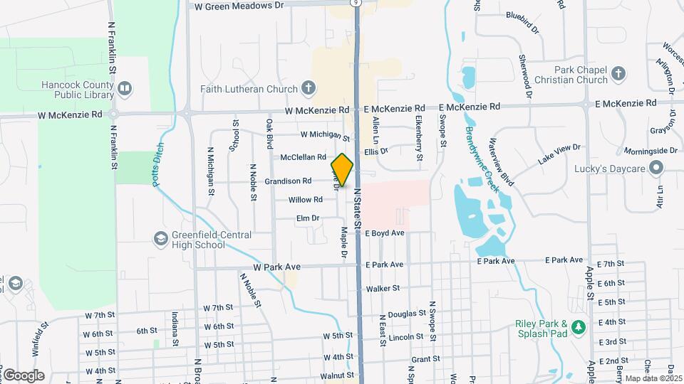 875 Maple Dr Map and Location Details