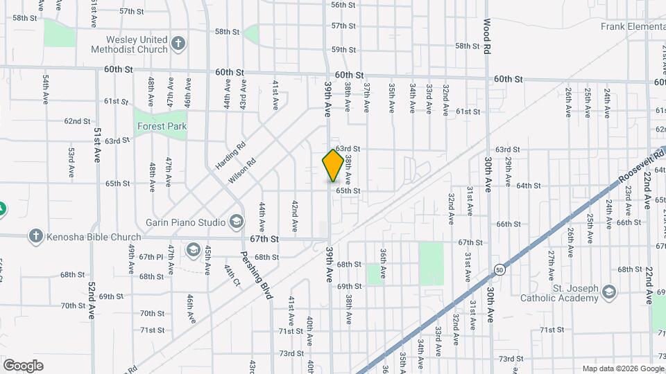 6433 39th Ave Map and Location Details