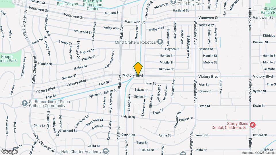 23522 Victory Blvd Map and Location Details
