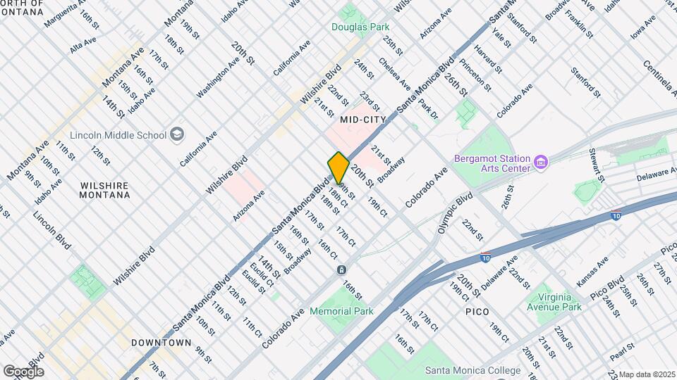1422 19th St, Unit C Map and Location Details