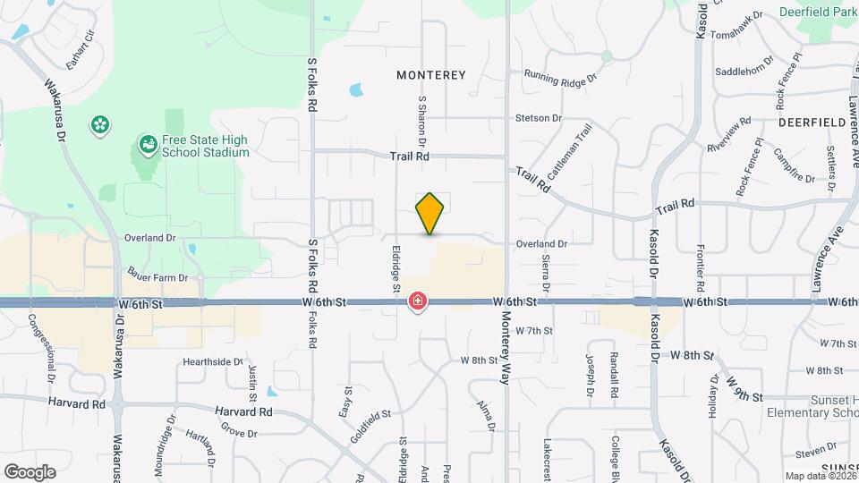 4019 Overland Dr Map and Location Details