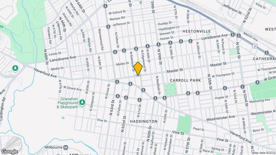 6110 Master St Map and Location Details