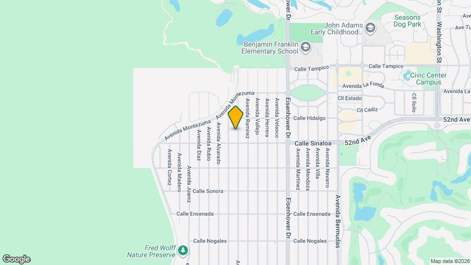 51625 Avenida Carranza Mapa y Detalles de la Ubicación