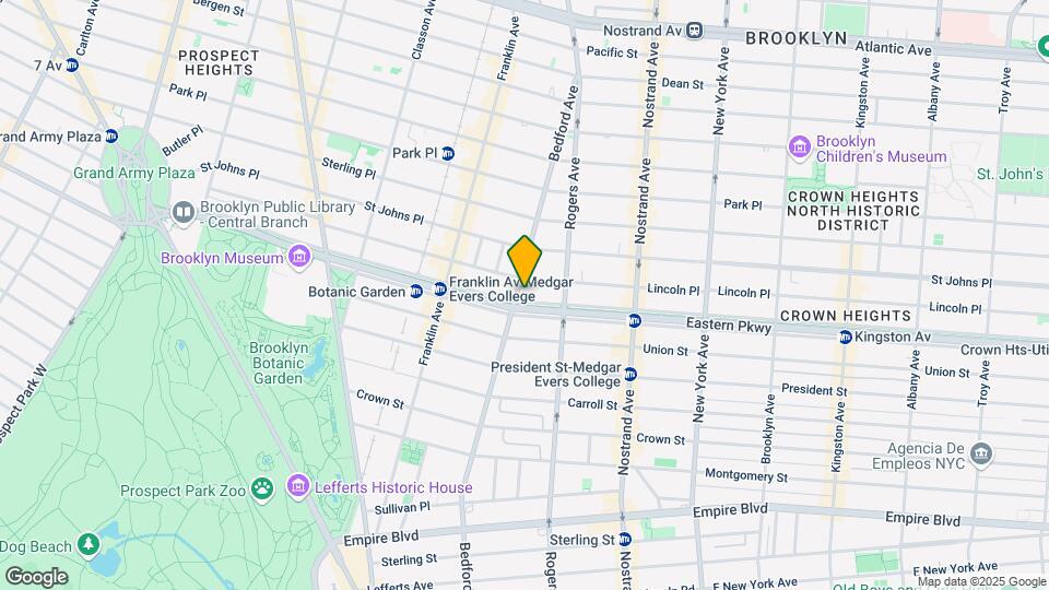 409 Eastern Pkwy Map and Location Details